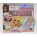 Loisirs créatifs pour enfants - KIT DE LUXE À FAIRE SOI-MÊME AVEC 5 BRACELETS À CHARMES EN MÉTAL - Livraison rapide Tunisie