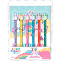 LOT DE 6 CRAYONS AVEC CARNET D'ACTIVITÉS