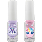 Loisirs créatifs pour enfants - COFFRET DE MAQUILLAGE VERNIS A ONGLES, STICKERS POUR ONGLES ET OMBRE A PAUPIÈRES - Livraison ...