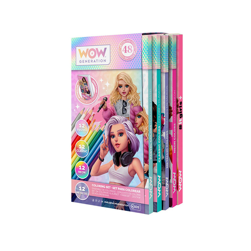 Stylos, feutres et crayons pour enfants - COFFRET 48 CRAYONS DE COULEUR AVEC CARNET - Livraison rapide Tunisie Stylos, feutres et crayons pour enfants - COFFRET 48 CRAYONS DE COULEUR AVEC CARNET - Livraison rapide Tunisie