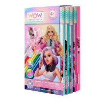 COFFRET 48 CRAYONS DE COULEUR AVEC CARNET