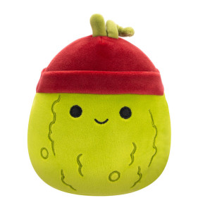 Squishmallows 5" Plush - Salim the Pickle with Red Beanie