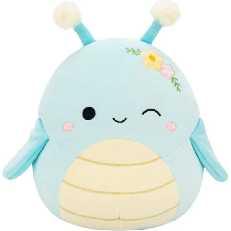 Jeux d'imagination pour enfants - SQCR - Little Plush (7.5" Squishmallows) (Giles - Winking Blue Grasshopper W/Flowers) - Liv... Jeux d'imagination pour enfants - SQCR - Little Plush (7.5" Squishmallows) (Giles - Winking Blue Grasshopper W/Flowers) - Liv...