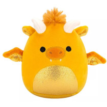 Squishmallows 5" Plush - Mister the Orange Dragon with Sparkle Belly