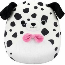SQCR - Medium Plush (12" Squishmallows) (Dustin - White Dalmatian W/Fuzzy Belly and Bowtie)