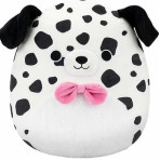 Jeux d'imagination pour enfants - SQCR - Medium Plush (12" Squishmallows) (Dustin - White Dalmatian W/Fuzzy Belly and Bowtie)...