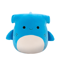 SQK - Medium Plush (12" Squishmallows) (Nitro - Blue Hammerhead Shark)