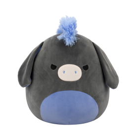 SQCR - Medium Plush (12" Squishmallows) (Don - Charcoal and Periwinkle Donkey W/Mischievous Eyes)