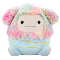 SQCR - Medium Plush (12" Squishmallows) (Zozo - Rainbow And Blue Bigfoot Wrapped W/Flower Stems)