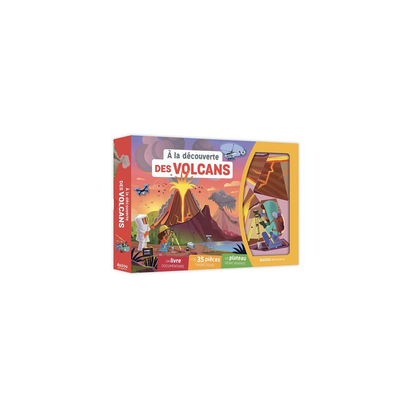 À LA DÉCOUVERTE DES VOLCANS (Coffret magnétique)