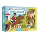 Maquettes 3D pour enfants - À LA DÉCOUVERTE DES CHEVAUX (Coffret magnétique) - Livraison rapide Tunisie
