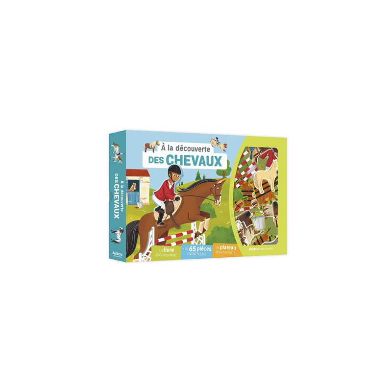 À LA DÉCOUVERTE DES CHEVAUX (Coffret magnétique)