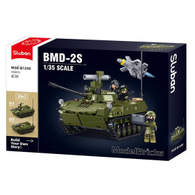 Model bricks tank BMD-2S