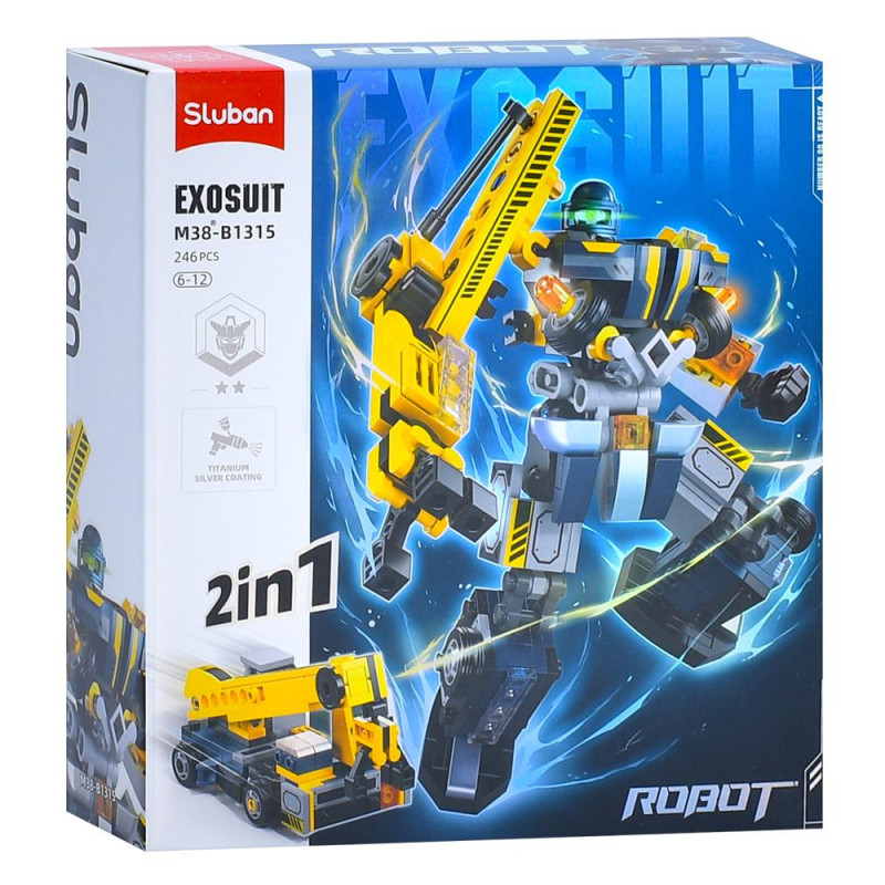 Exosuit Robot Grue mobile 2 en 1