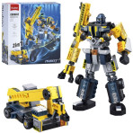 Jeux de construction pour enfants - Exosuit Robot Grue mobile 2 en 1 - Livraison rapide Tunisie