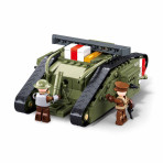 Jeux de construction pour enfants - Sluban -Army Assault Tank WWII - Mark Vs - Livraison rapide Tunisie