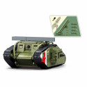 Jeux de construction pour enfants - Sluban -Army Assault Tank WWII - Mark Vs - Livraison rapide Tunisie