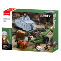 Jeux de construction pour enfants - Sluban - Army Assault Tank WWI - 47Vs - Livraison rapide Tunisie