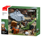Jeux de construction pour enfants - Sluban - Army Assault Tank WWI - 47Vs - Livraison rapide Tunisie