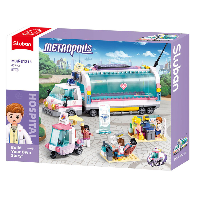 Metropolis Doctor - Mobile Nursing Car (Pullback)