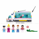Jeux de construction pour enfants - Metropolis Doctor - Mobile Nursing Car (Pullback) - Livraison rapide Tunisie
