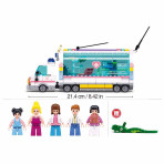 Jeux de construction pour enfants - Metropolis Doctor - Mobile Nursing Car (Pullback) - Livraison rapide Tunisie
