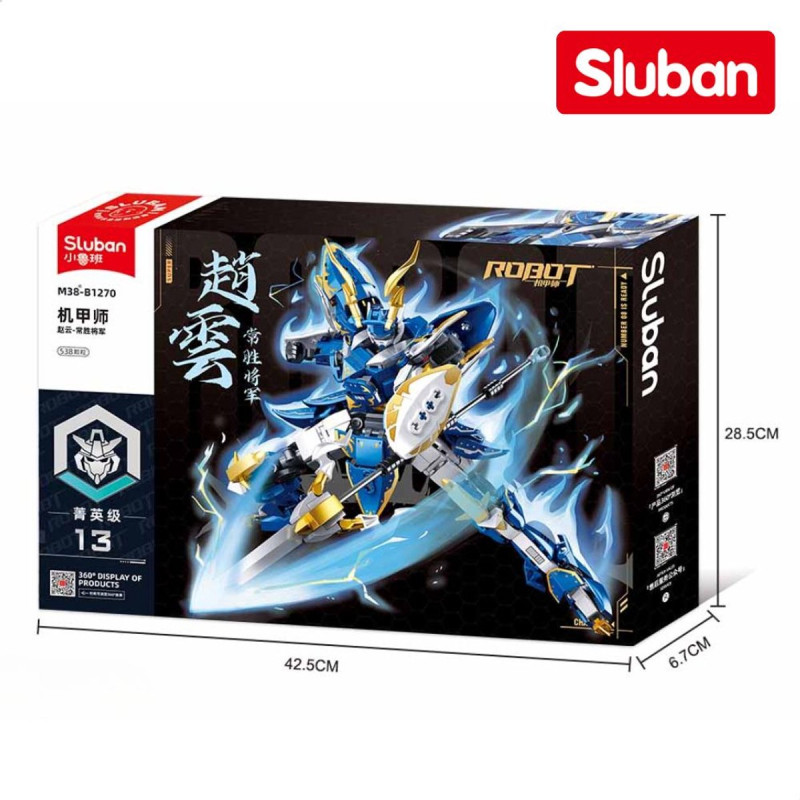 Mecha Les personnages du Royaume - Bleu