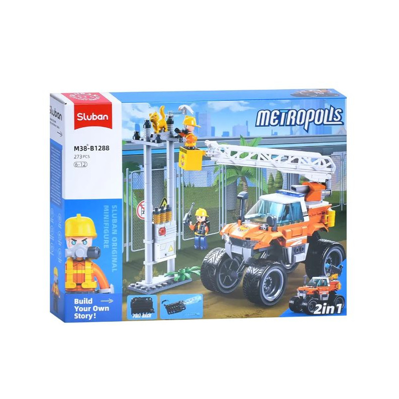 Metropolis Fire Rescue véhicule 2 en 1