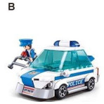 Jeux de construction pour enfants - Metropolis Police-Urban Security Patrol(PullBack) - Livraison rapide Tunisie