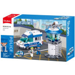 Jeux de construction pour enfants - Metropolis Police-Escort Criminal Yuri(PullBack) - Livraison rapide Tunisie