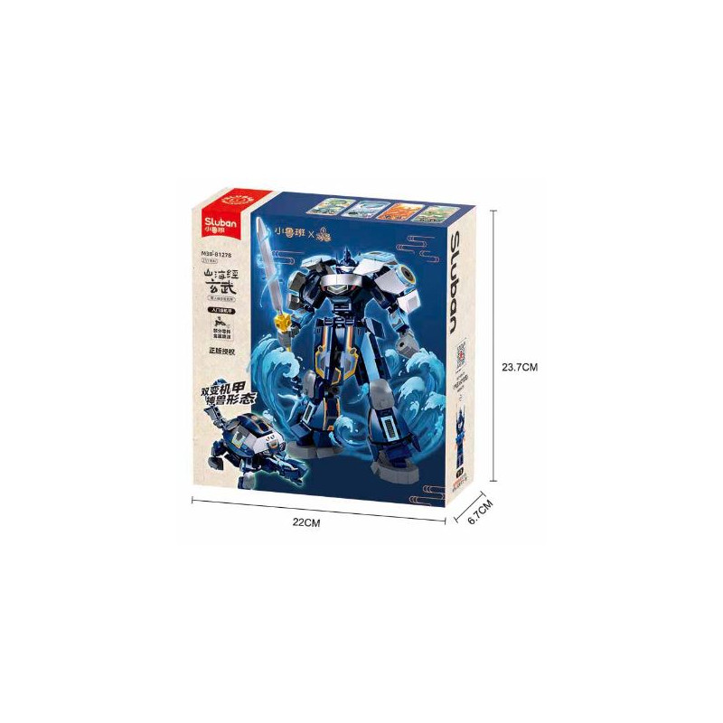 Mecha Les personnages du Royaume - Tortue blue