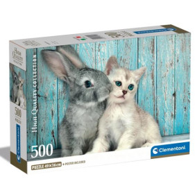 Puzzle 500 pièces - CAT & BUNNY