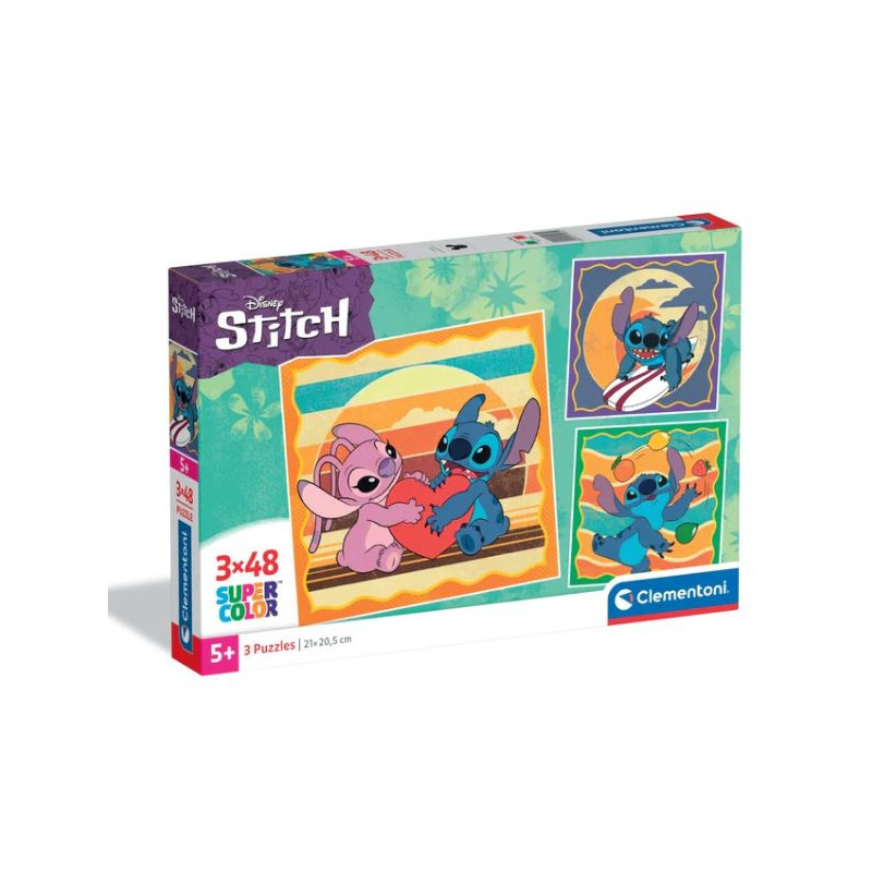 Puzzle Maxi : PUZZLE 3X48 STITCH