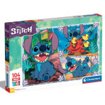 Puzzles pour enfants - Puzzle Maxi : STITCH - PUZZLE 104 PIECES MAXI - Livraison rapide Tunisie