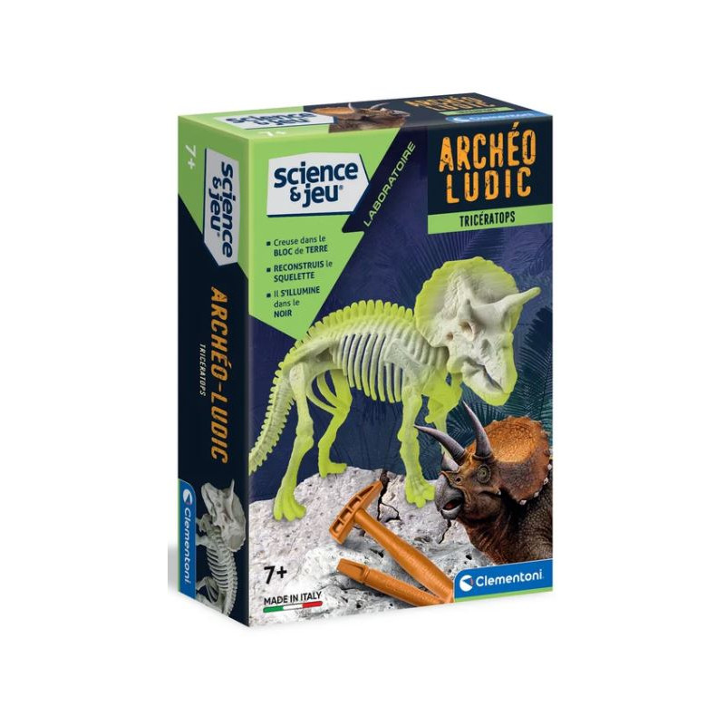 Science & Jeu Laboratoire : ARCHEOFUN - TRICERATOPO FLUO (F)