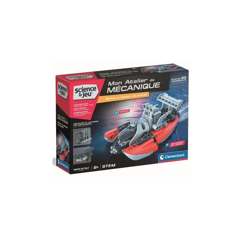 Mon atelier mécanique - Bateau à moteur de course