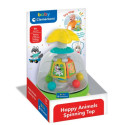 Jeux d'Eveil pour enfants - Baby Clementoni : HAPPY FRIENDS SPINNING TOP - Livraison rapide Tunisie