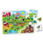 Puzzles pour enfants - Les mots de la ferme - Livraison rapide Tunisie