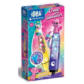 Idea Clementoni : SMALL HIGHLIGHTER LAB_TRENDY ANIMALS
