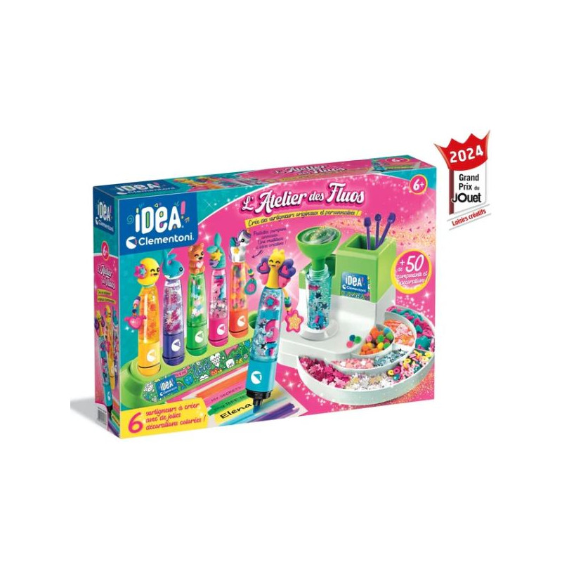 Idea Clementoni : Coffret L'atelier des fluos