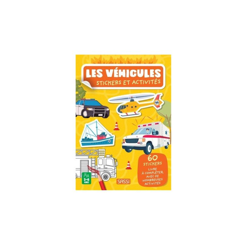 Stickers et activités - Les véhicules