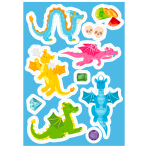 Livres pour enfants - Stickers et activités - Les dragons - Livraison rapide Tunisie