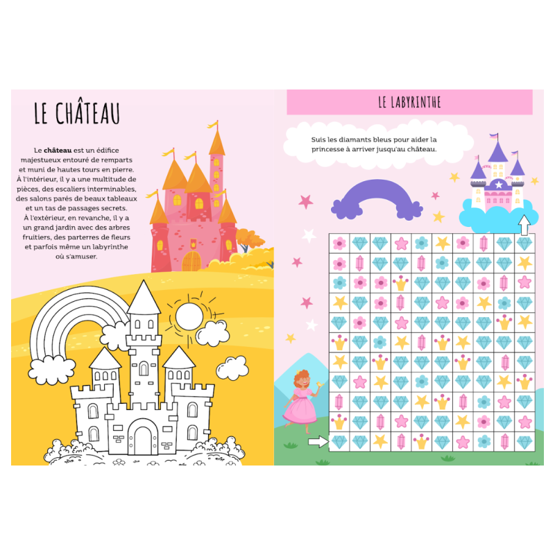 Stickers et Activités - Les princesses