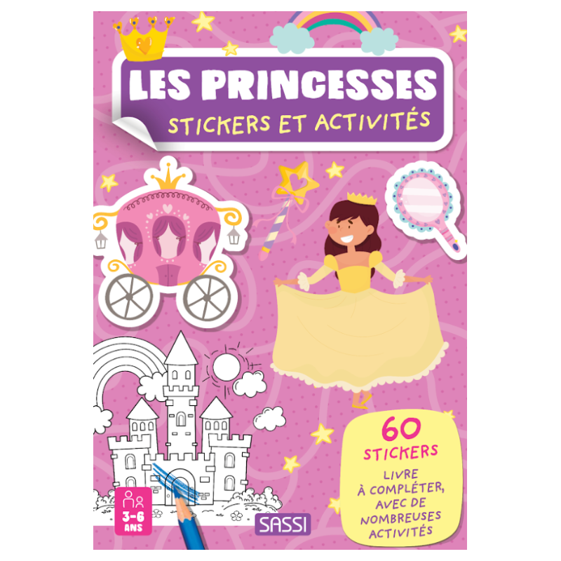 Stickers et activités - Les princesses