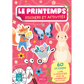 Stickers et activités - Le printemps