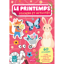 Stickers et activités - Le printemps