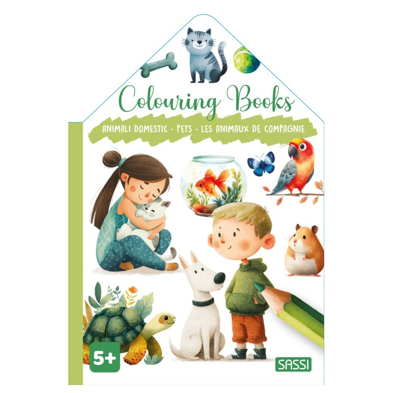 Livres à colorier - Les animaux de compagnie