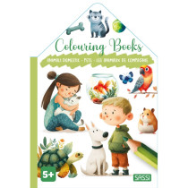 Livres à colorier - Les animaux de compagnie