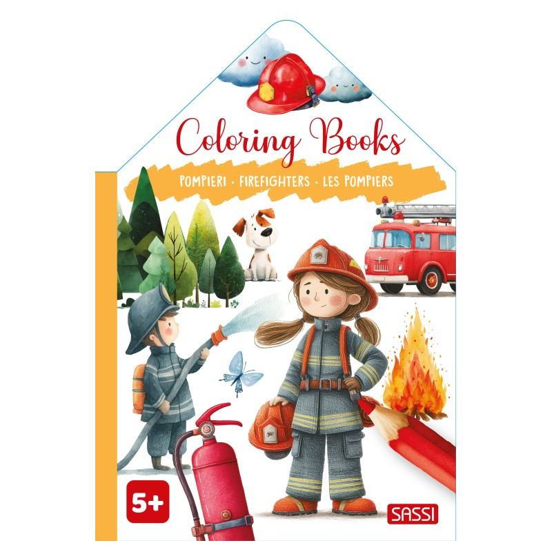 Livres à colorier - Les pompiers