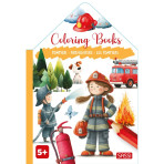 Loisirs créatifs pour enfants - Livres à colorier - Les pompiers - Livraison rapide Tunisie